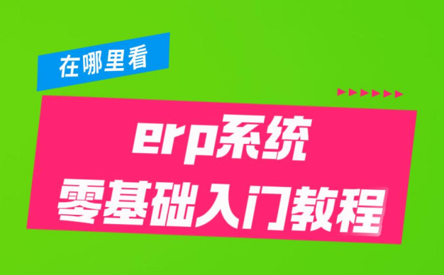erp系統(tǒng)零基礎(chǔ)入門(mén)教程在哪里看